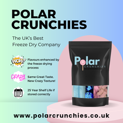 Freeze Dried Sour Blue Raspberry and Cherry Pick and Mix