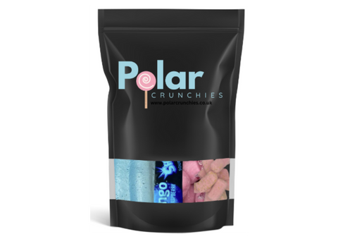 Freeze Dried Sour Blue Raspberry and Cherry Pick and Mix